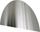 Mbrojtës muri Home>it Curved, 800 x 400 mm, çelik inox, argjendtë