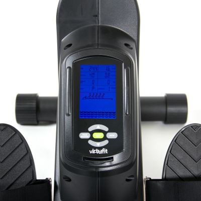 Makinë varkarie VirtuFit Ergometer Rowing Trainer Semi-Pro, me rezistencë që e rregullon vetë, me kompjuter trajnimi, e zezë