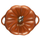 Enë gatimi qeramike Staub Cocotte Pumpkin, 12 cm, 0.5L, portokalli