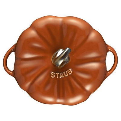 Enë gatimi qeramike Staub Cocotte Pumpkin, 12 cm, 0.5L, portokalli