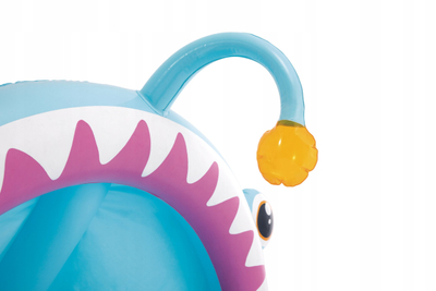 Pishinë e fryrë për fëmijë Intex Angler Fish, me çadër dielli, dysheme e butë, shumëngjyrëshe