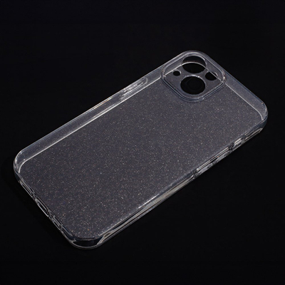 Kapak Shine Overlay për Samsung Galaxy M16 5G, TPU i butë, transparent me shkëlqim