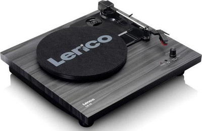 Грамофон Lenco LS-10BK, со вградени звучници, 33 45 rpm, црн