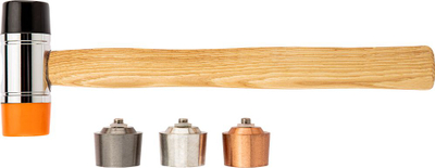 Çekiç gome NEO Tools 11-635, me koka të ndërrueshme, bisht druri, portokalli