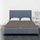 Çarçaf me lastik Domoletti Sateen Double, 140 x 200 x 25 cm, pambuk sateni, taupe