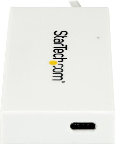 Hub USB C StarTech HB30C3A1CFBW, 4 porta, 5Gbps, i bardhë