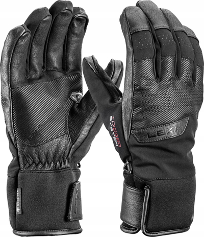 Doreza skish Leki Performance 3D, Gore‑Tex Primaloft, madhësia 8.0, të zeza