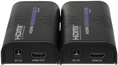 Extender HDMI HDMI-EX-200-V5, Full HD, trup alumini, gri
