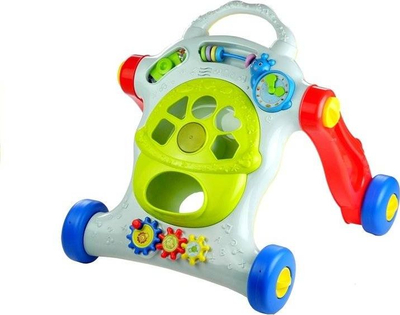 Karrocë ecëse për bebe Lean Sport Colorful Educational, me drita dhe tinguj, shumëngjyrëshe