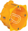 Kuti Legrand Batibox (080051), 67mm, 50mm, e verdhë