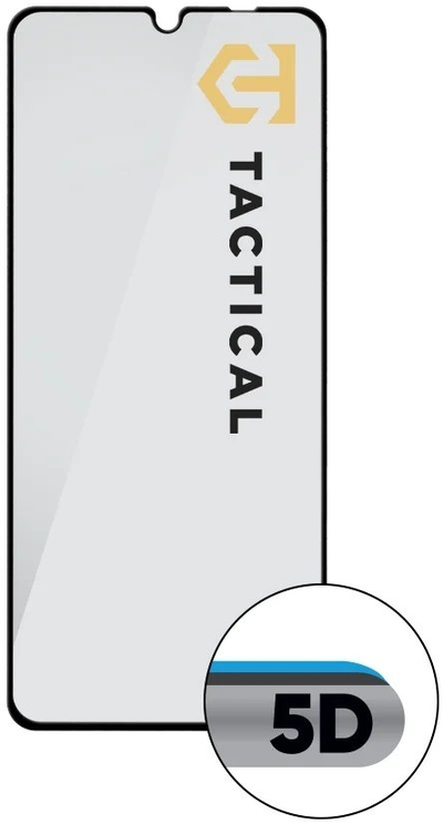 Mburojë ekrani Tactical Glass Shield 5D, për Xiaomi Redmi 14C, xham i temperuar, kornizë e zezë