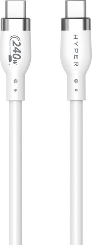 Kabllo USB HyperDrive USB C në USB C HJ4001WHGL, 1 m, e bardhë