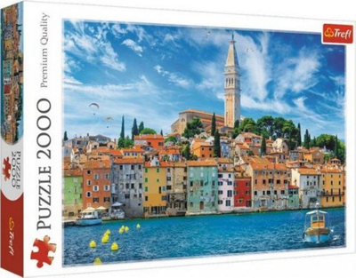 Puzzle Trefl Rovinj Kroacia, 2000 copa, Premium Quality, shumëngjyrësh
