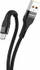 Kabllo Denmen D60T USB-C në USB-C, 1 m, 2.4A, e zezë