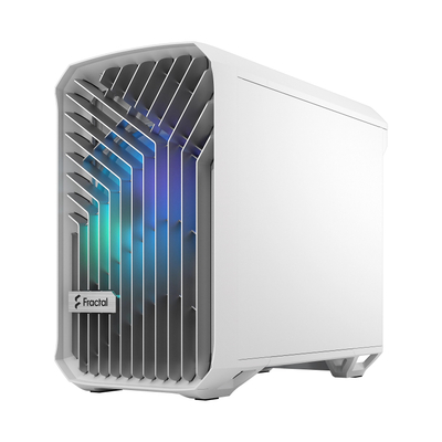 Kasë PC Fractal Design Torrent Nano RGB, e bardhë