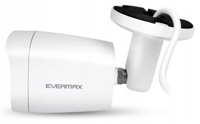 Kamerë IP Evermax EVX-IP8B01-IRW-Ai-W, 8MP, lente 2.8mm, IR 40m, IP67, me mikrofon, e bardhë