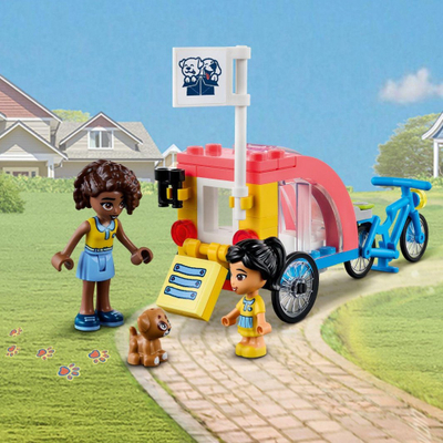 Set LEGO® Friends 41738 Dog Rescue on a Bike, 125 pjesë