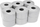 Letër higjienike Gray Jumbo Roll, rrotull e madhe 100 m, gri