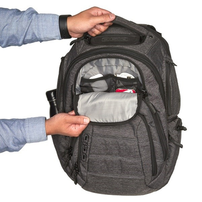 Shpinore Ogio Renegade, 17", Black Pindot, e zezë