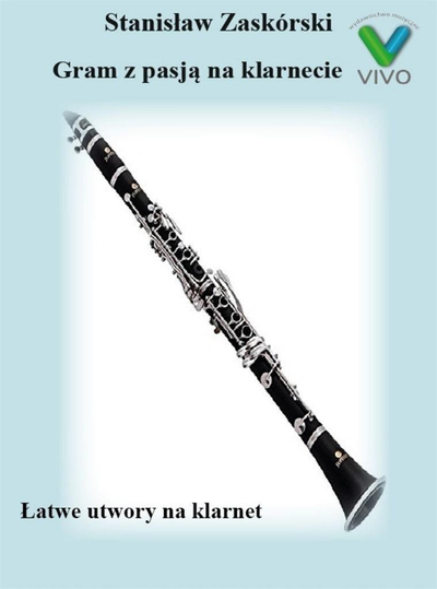 Bluzë unisex “I Play With Passion On The Clarinet”, pambuk, e bardhë