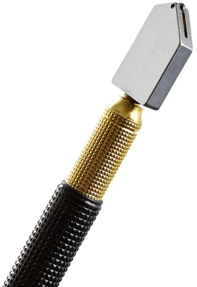 Prerëse xhami Probuilder, trup metalik, dorezë e rehatshme, e zezë