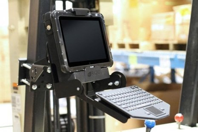 Komplet montimi për tablet Gamber-Johnson 7160-0860-00, për Zebra ET50 ET55 10", çelik dhe kompozit, i zi