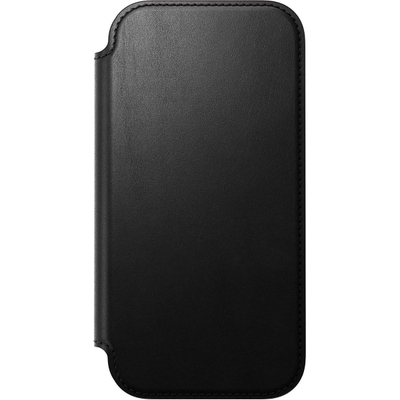 Këllëf-portofol Nomad Modern Leather Folio për iPhone 17, lëkurë, MagSafe, i zi