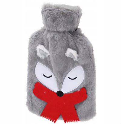 Shishe uji të nxehtë dekorative Plush, 850ml, 26x15cm, gri