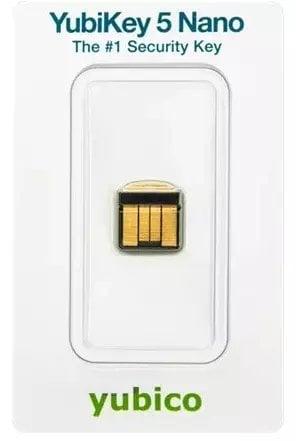 Çelës sigurie Yubico YubiKey 5 Nano, USB, autentikim me dy faktorë