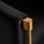 Karrige berberi Burgos Gold Black, profesionale, e zezë me detaje gold