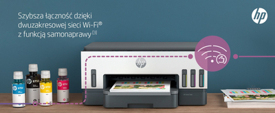 Printer multifunksional HP Smart Tank 720 AIO, termike, i zi