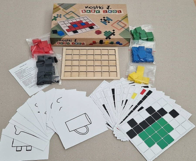 Set blloqesh ndërtimi Baby Jagi, lodër edukative, shumëngjyrëshe
