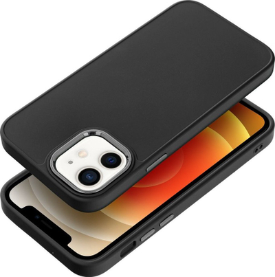 Mbulesë telefoni FRAME Case për iPhone 12 Pro, TPU, mbron anët, e zezë