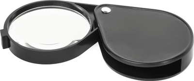 Lupë palosëse LP Folding, diametër 50mm, zmadhim 6D, e zezë