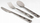 Set takëmesh Lifeventure, 3 pjesë, çelik inox, argjendtë