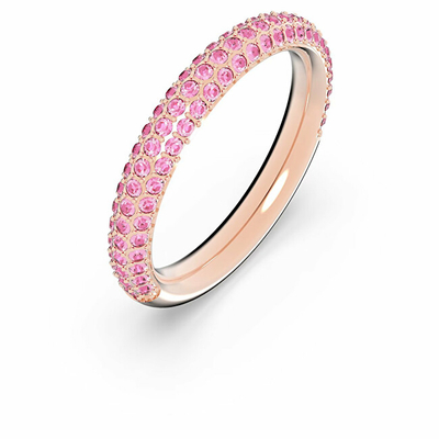 Unazë për femra Swarovski, rozë