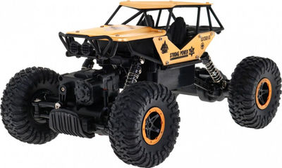 Makina lodër RC Monster 1:18, 4x4, 2.4GHz, ngjyrë gold