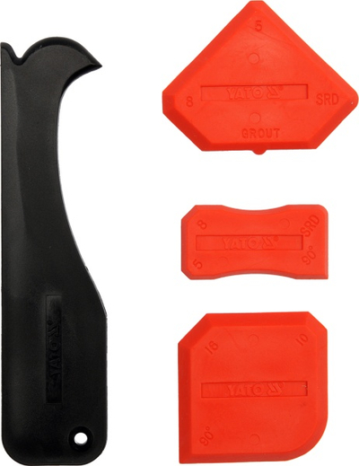 Set shpatullash silikoni Yato YT-5262, 3 copë, me prerëse