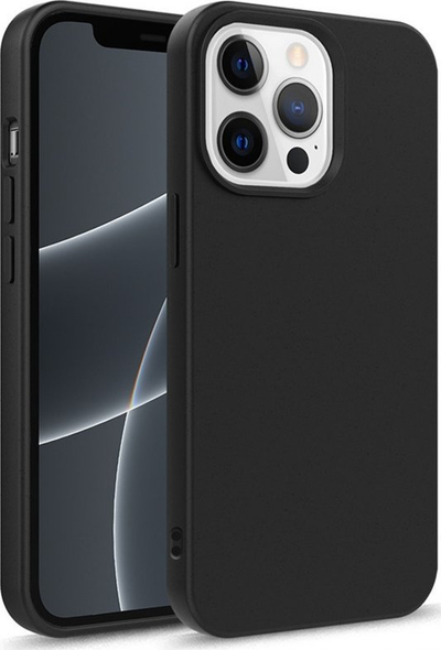 Kapak telefoni Matt Protect për Xiaomi Redmi Note 12S, silikon i butë, mat, i zi