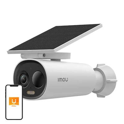 Kamerë sigurie e jashtme Imou Cell 3C, 2K 3MP, me panel solar, e bardhë