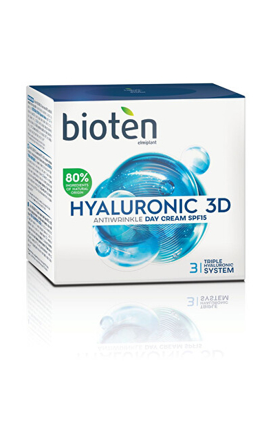 Krem dite Bioten Hyaluronic 3D, kundër rrudhave, SPF 15, 50ml