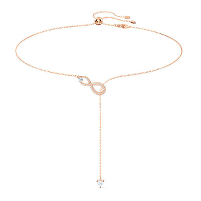 Qafore për femra Swarovski, ari rozë
