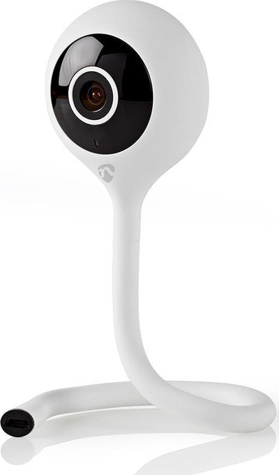 Kamerë IP Nedis Smart WiFi, Full HD 1080p, me sensor klime, e bardhë