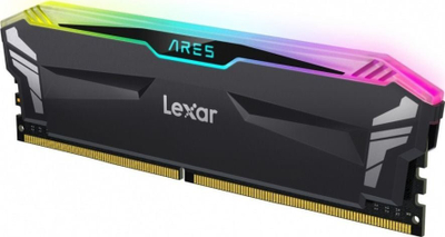 Memorie Lexar Ares RGB, DDR4, 16 GB, 3600 MHz, CL18, LD4BU008G-R3600GDLA