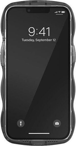 Mbrojtëse telefoni Adidas OR Wavy, për iPhone 13 Pro 13 6.1", hardcase, e bardhë transparente