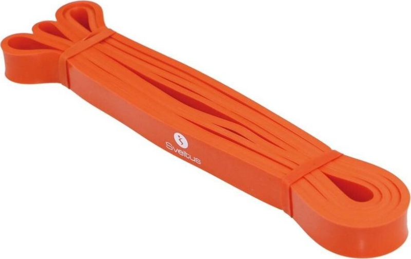 Shirit rezistence Sveltus Power Band Medium, latex, për stërvitje, portokalli