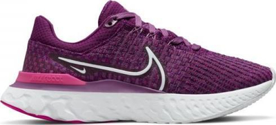 Atlete vrapimi Nike React Infinity Run Flyknit 3 W, me shkumë React, për goca, lejla