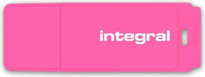 USB Integral Neon, 32 GB, розов