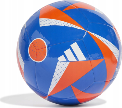 Top futbolli adidas Fussballliebe Euro24 Club IN9373, kopje ndeshjeje, bar natyral, blu portokalli