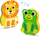 Магнетна играчка Djeco Inzebox Zanimals, дрво, 2+ години, многуобојна